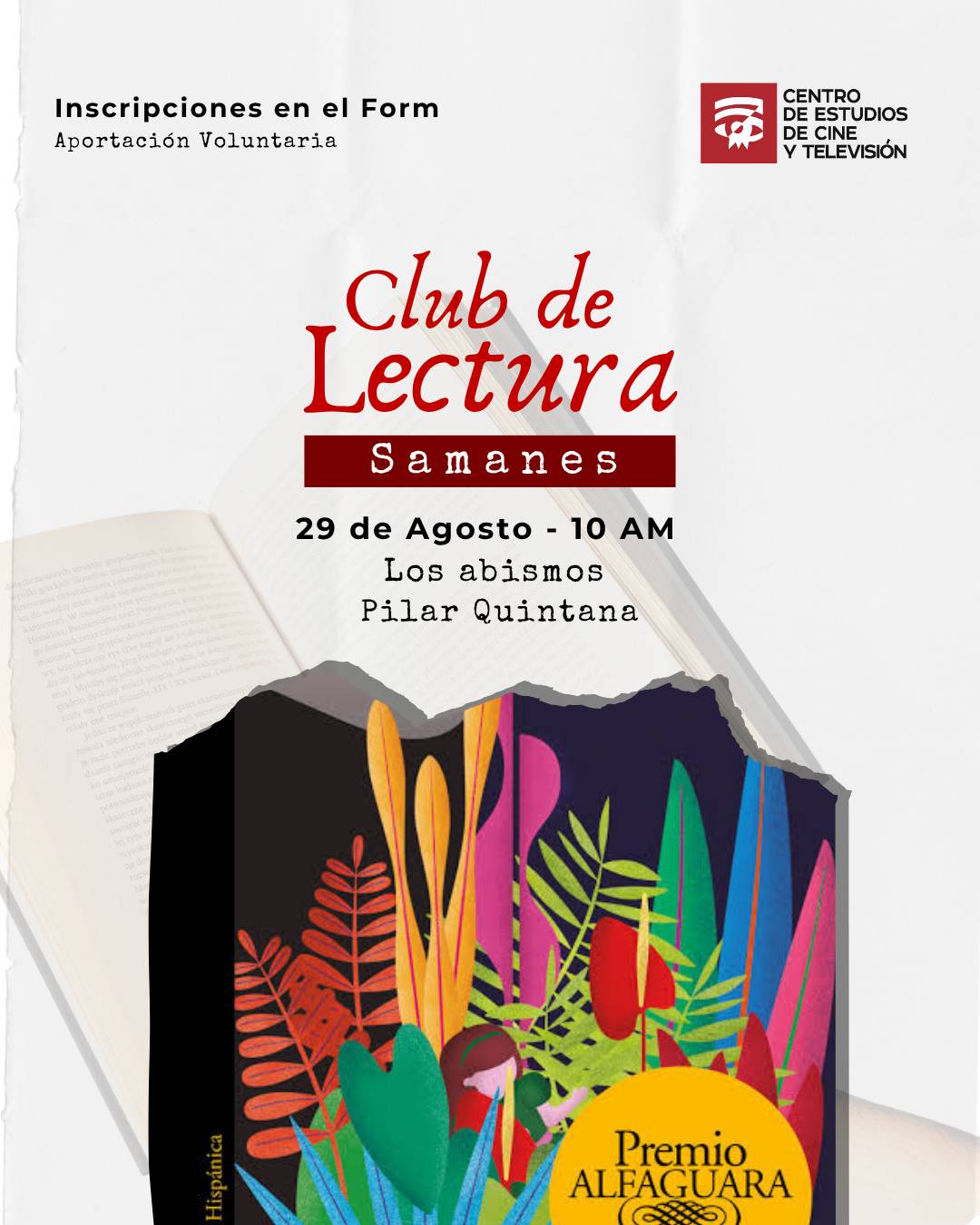 Club de Lectura Samanes: Los abismos de Pilar Quintana