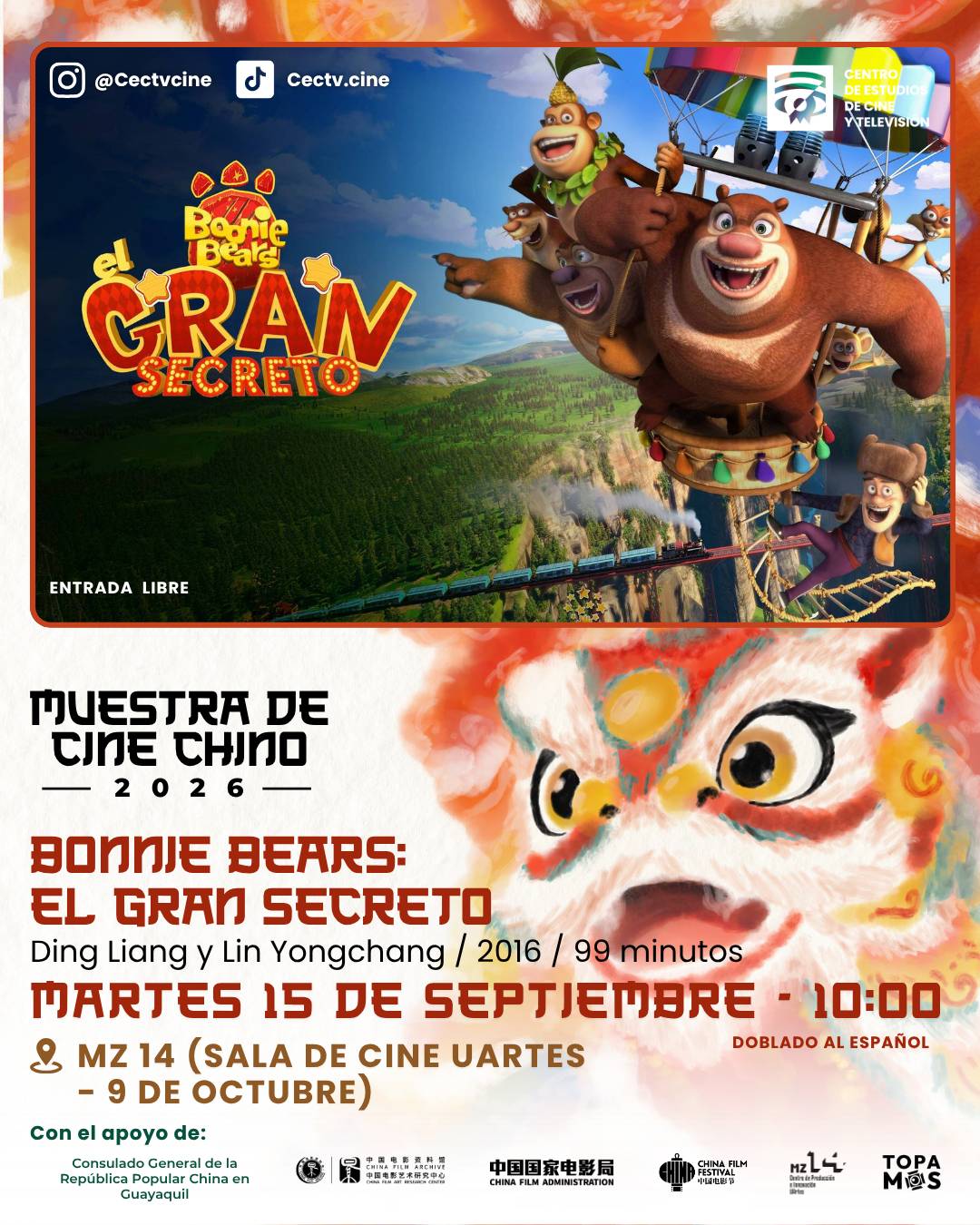 Bonnie Bears: El gran secreto | Muestra de Cine Chino 2026